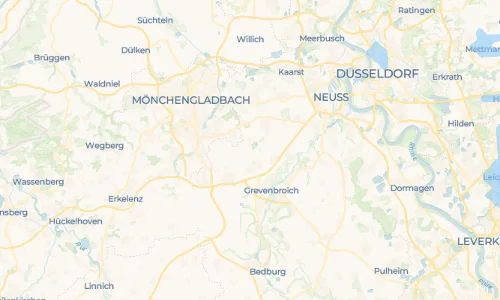 Regenradar Vorschaubild - Aktuelle Niederschläge in Wallrath und Umgebung