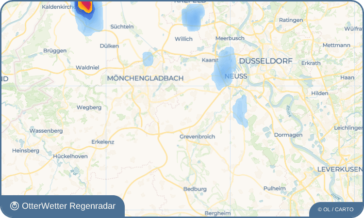 OtterWetter Regenradar-Widget Wallrath