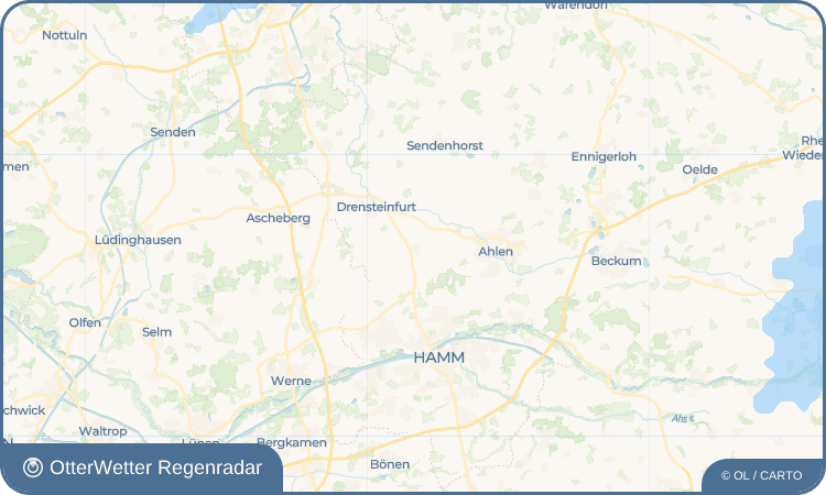 Wetter-Widget-Vorschau mit Vorhersagedaten für Walstedde