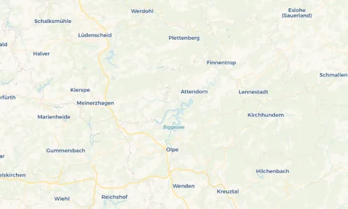 Regenradar-Vorschau: aktuelle Niederschläge in Wamge und Umgebung