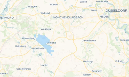 Regenradar Wanlo: aktuelle Niederschläge in Wanlo und Umgebung, Stand 25. Oktober 2026 um 2:05 Uhr
