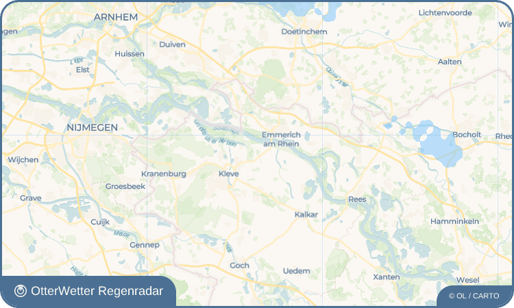 OtterWetter Regenradar-Widget Warbeyen