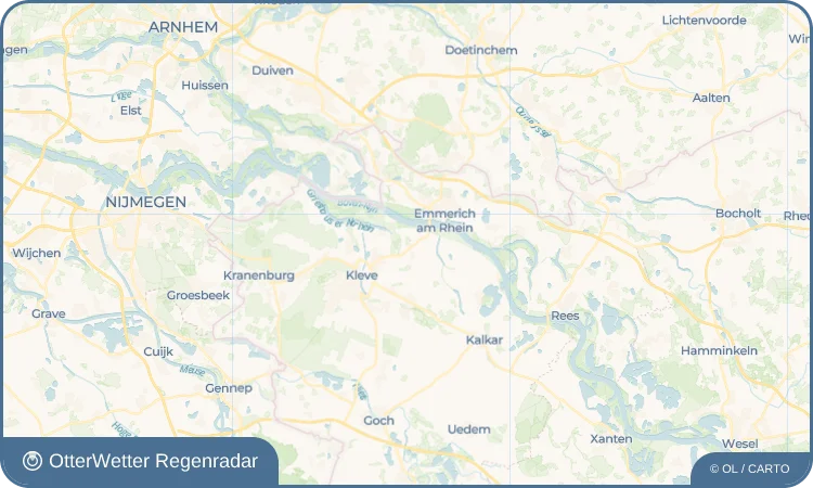 Widget-Vorschau für Warbeyen Wetter-Widget-Vorschau mit Vorhersagedaten für Warbeyen