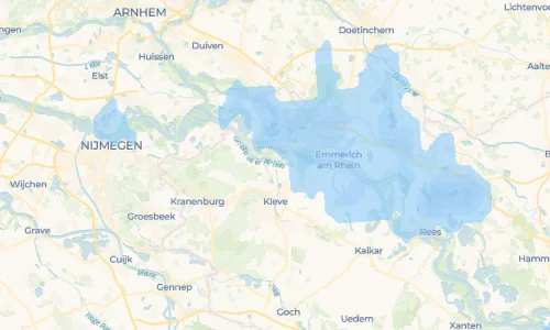 Regenradar Vorschaubild - Aktuelle Niederschläge in Wardhausen und Umgebung