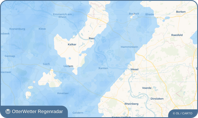 OtterWetter Regenradar-Widget Wardt