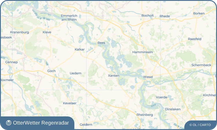 Wetter-Widget-Vorschau mit Vorhersagedaten für Wardt