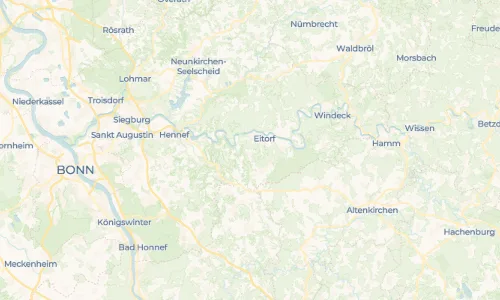 Regenradar Vorschaubild - Aktuelle Niederschläge in Wassack und Umgebung