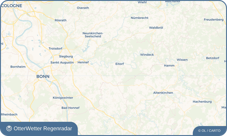 OtterWetter Regenradar-Widget Wassack