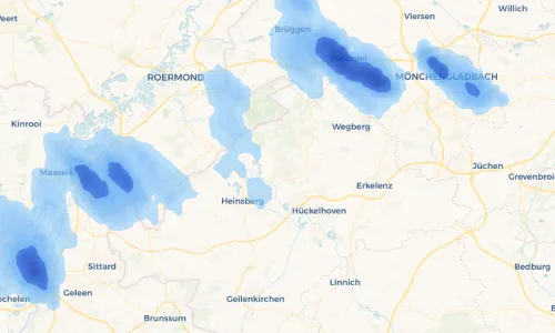 Regenradar Vorschaubild - Aktuelle Niederschläge in Wassenberg und Umgebung