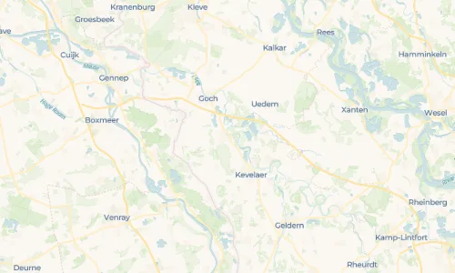 Regenradar Vorschaubild - Aktuelle Niederschläge in Weeze und Umgebung