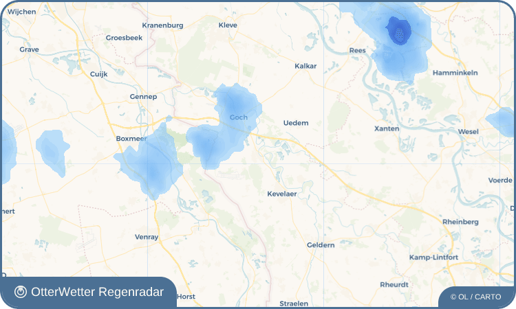 OtterWetter Regenradar-Widget Weeze