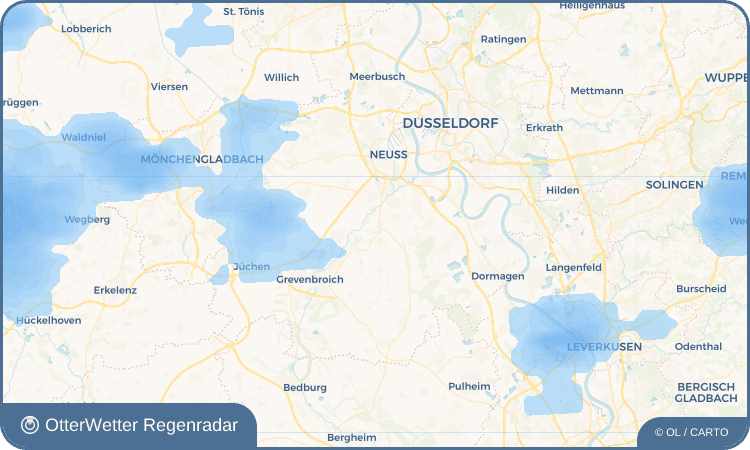 OtterWetter Regenradar-Widget Wehl