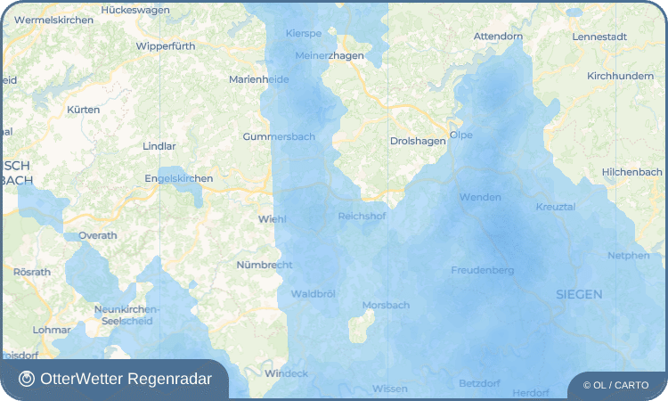 OtterWetter Regenradar-Widget Wehnrath