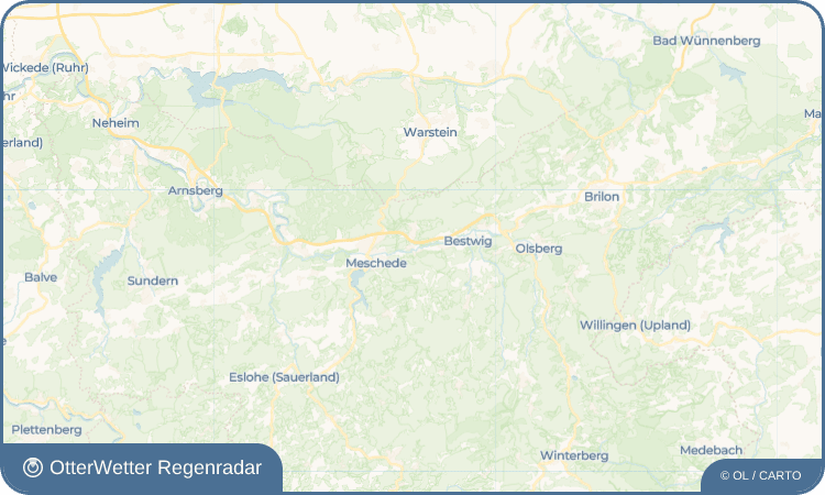 OtterWetter Regenradar-Widget Wehrstapel