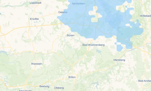 Regenradar Weiberg: aktuelle Niederschläge in Weiberg und Umgebung, Stand 24. Oktober 2026 um 18:55 Uhr