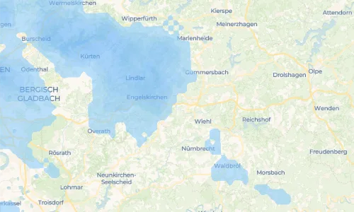Regenradar Vorschaubild - Aktuelle Niederschläge in Weiershagen und Umgebung