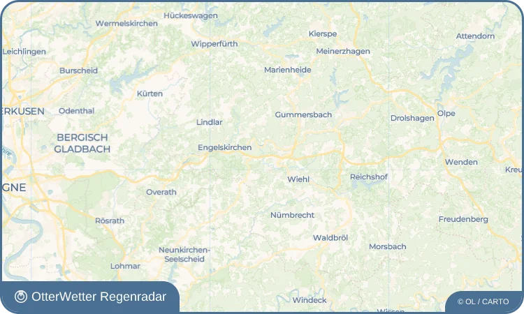 Wetter-Widget-Vorschau mit Vorhersagedaten für Weiershagen