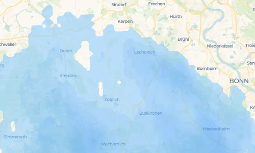 Regenradar Vorschaubild - Aktuelle Niederschläge in Weiler in der Ebene und Umgebung