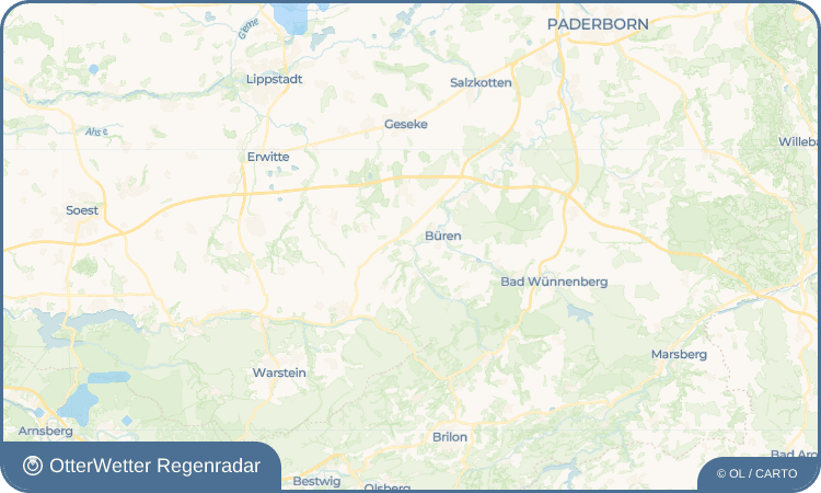 OtterWetter Regenradar-Widget Weine