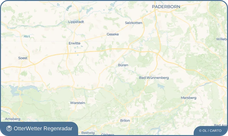 Widget-Vorschau für Weine Wetter-Widget-Vorschau mit Vorhersagedaten für Weine