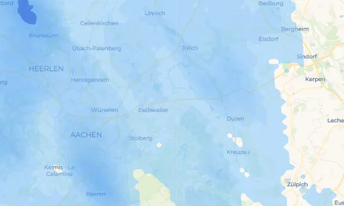 Regenradar Vorschaubild - Aktuelle Niederschläge in Weisweiler und Umgebung