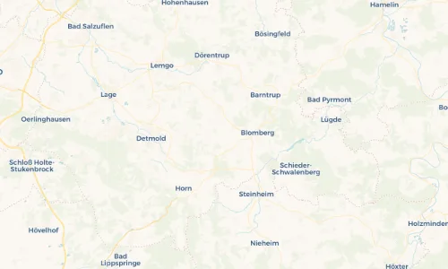 Regenradar-Vorschau: aktuelle Niederschläge in Wellentrup und Umgebung