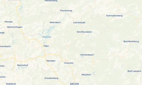 Regenradar-Vorschau: aktuelle Niederschläge in Welschen Ennest und Umgebung