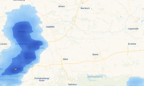 Regenradar Vorschaubild - Aktuelle Niederschläge in Welver und Umgebung