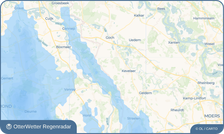 OtterWetter Regenradar-Widget Wemb