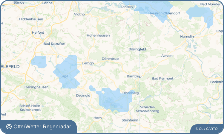 OtterWetter Regenradar-Widget Wendlinghausen