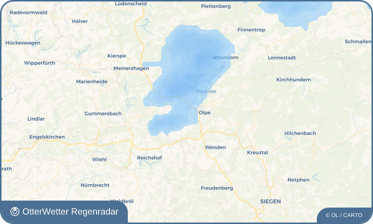 OtterWetter Regenradar-Widget Wenkhausen