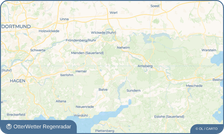 OtterWetter Regenradar-Widget Wenningen