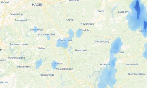 Regenradar Vorschaubild - Aktuelle Niederschläge in Wenninghausen und Umgebung