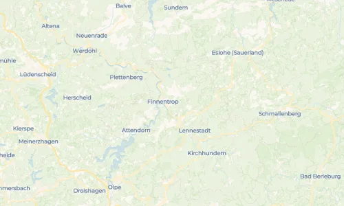 Regenradar Vorschaubild - Aktuelle Niederschläge in Weringhausen und Umgebung