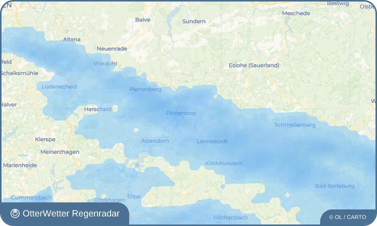 Wetter-Widget-Vorschau mit Vorhersagedaten für Weringhausen