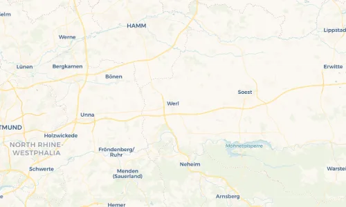 Regenradar Vorschaubild - Aktuelle Niederschläge in Werl und Umgebung