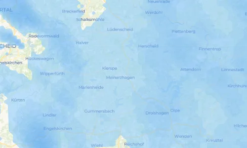 Regenradar Vorschaubild - Aktuelle Niederschläge in Werlsiepen und Umgebung