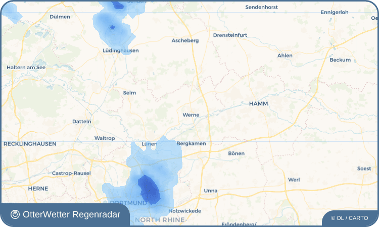 Widget-Vorschau für Werne Wetter-Widget-Vorschau mit Vorhersagedaten für Werne