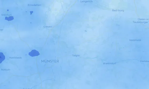 Regenradar Vorschaubild - Aktuelle Niederschläge in Westbevern und Umgebung