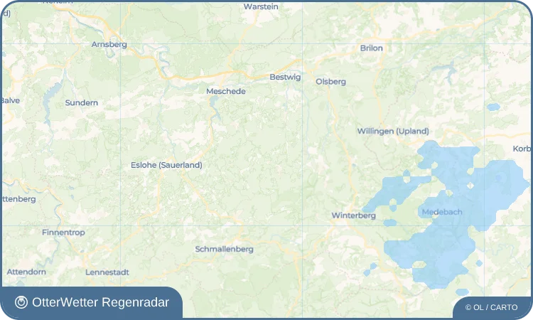 Widget-Vorschau für Westernbödefeld Wetter-Widget-Vorschau mit Vorhersagedaten für Westernbödefeld