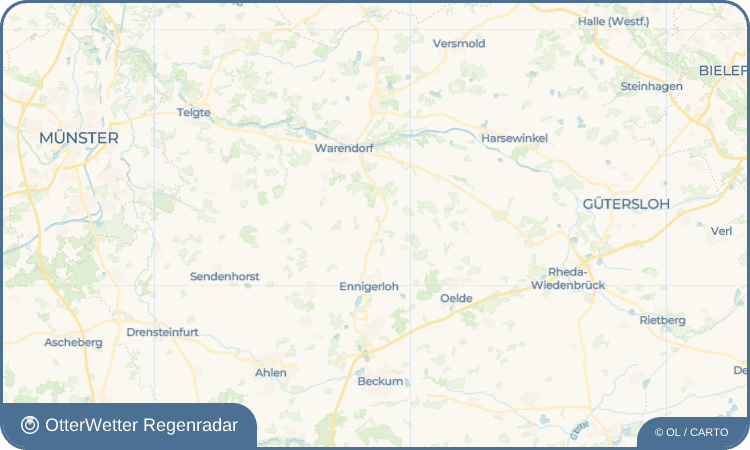 OtterWetter Regenradar-Widget Westkirchen