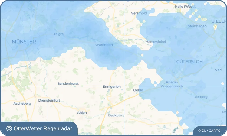 Widget-Vorschau für Westkirchen Wetter-Widget-Vorschau mit Vorhersagedaten für Westkirchen