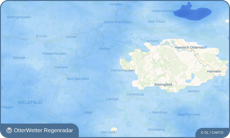 OtterWetter Regenradar-Widget Westorf