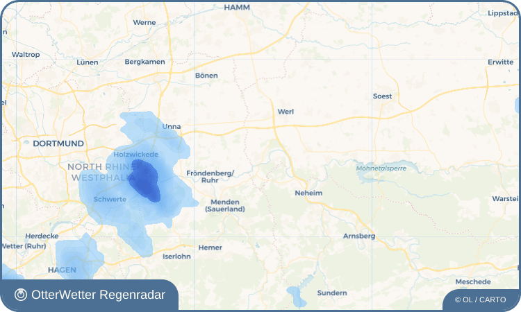 OtterWetter Regenradar-Widget Wickede (Ruhr)