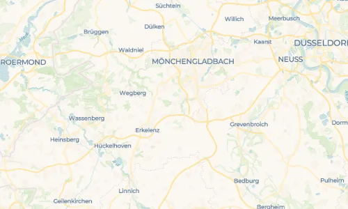 Regenradar Vorschaubild - Aktuelle Niederschläge in Wickrathhahn und Umgebung