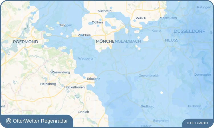 Widget-Vorschau für Wickrathhahn Wetter-Widget-Vorschau mit Vorhersagedaten für Wickrathhahn