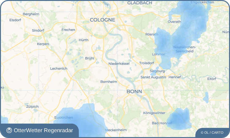 OtterWetter Regenradar-Widget Widdig