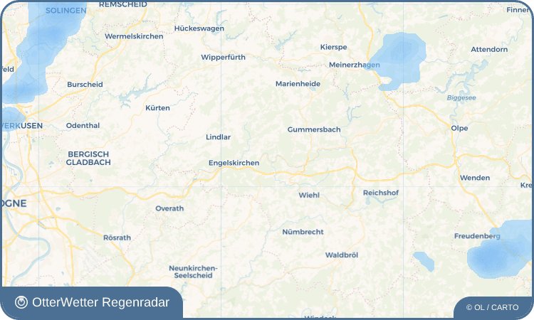Wetter-Widget-Vorschau mit Vorhersagedaten für Wiehlmünden