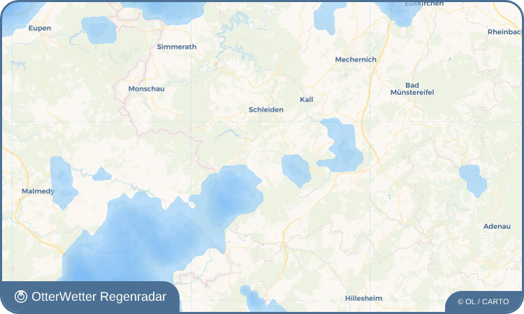 OtterWetter Regenradar-Widget Wiesen