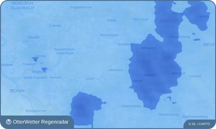 Wetter-Widget-Vorschau mit Vorhersagedaten für Wilberhofen